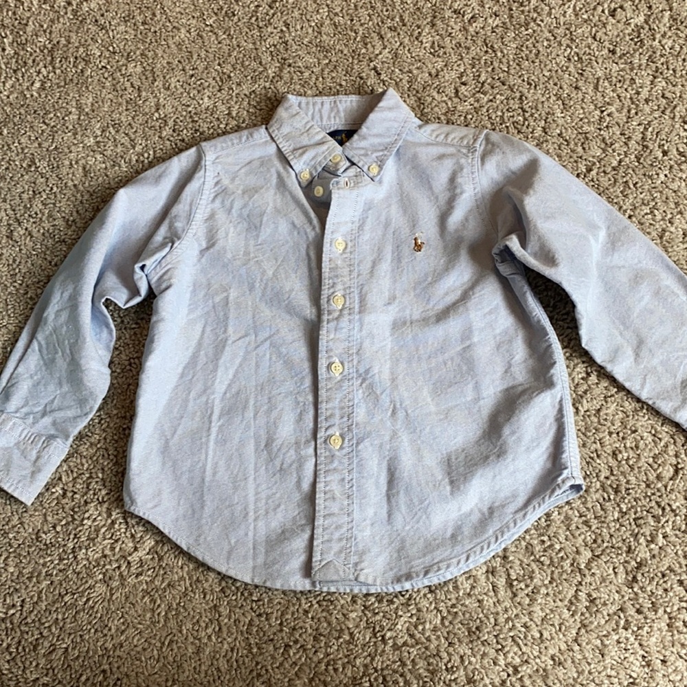 Boys Cotton Oxford Shirt - Picture 3 of 5